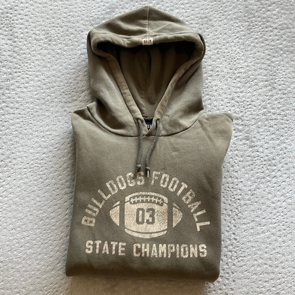 Hunter Green Aeropostale Sm Hooded Sweatshirt - Picture 1 of 7